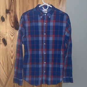 Old Navy Men's Plaid Button-Down Shirt